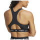 Adidas Γυναικείο μπουστάκι Techfit Medium-Support High-Neck Print Bra